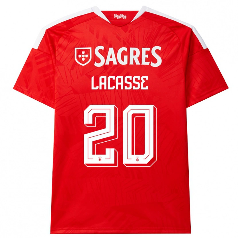 Danxen Dames Cloe Lacasse #20 Rood Wit Geel Thuisshirt Thuistenue 2026/27 T-Shirt
