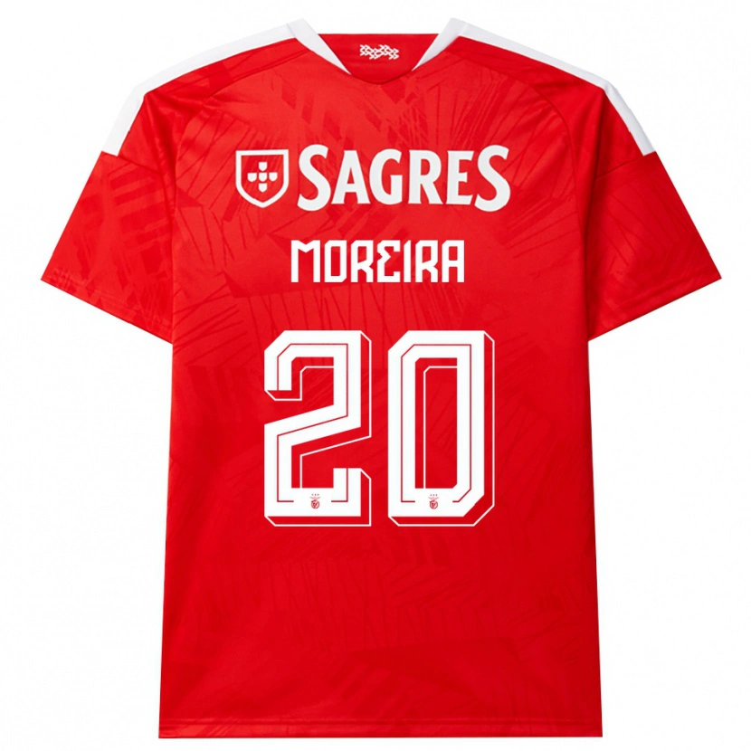 Danxen Dames André Moreira #20 Rood Wit Geel Thuisshirt Thuistenue 2026/27 T-Shirt