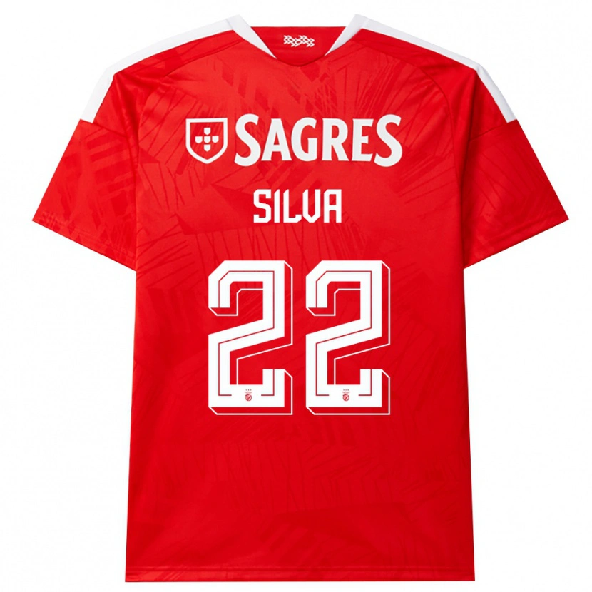 Danxen Dames Amelia Silva #22 Rood Wit Geel Thuisshirt Thuistenue 2026/27 T-Shirt