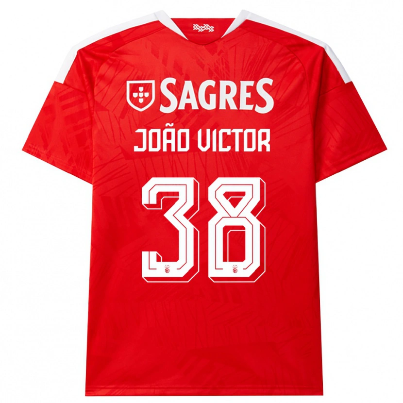 Danxen Dames Joao Victor #38 Rood Wit Geel Thuisshirt Thuistenue 2026/27 T-Shirt
