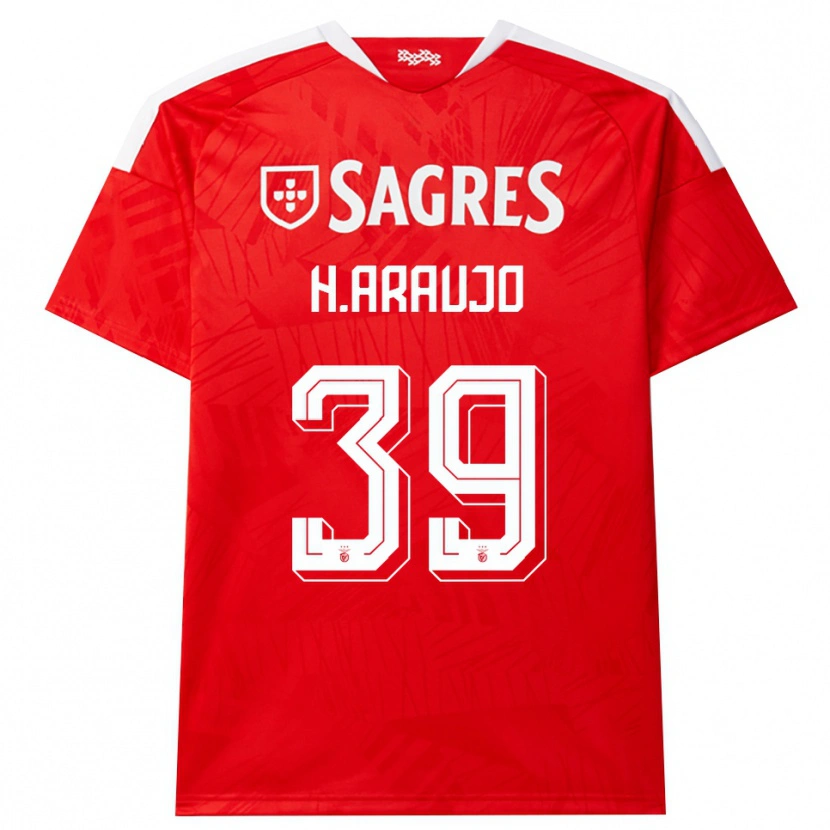 Danxen Dames Henrique Araujo #39 Rood Wit Geel Thuisshirt Thuistenue 2026/27 T-Shirt