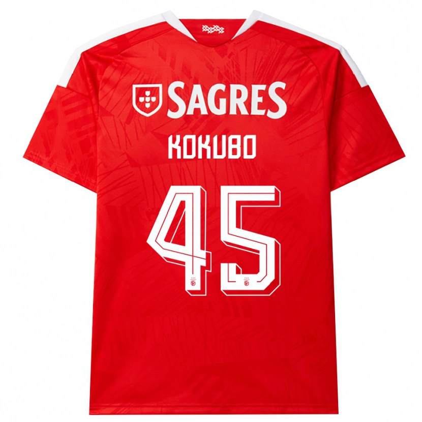 Danxen Dames Leo Kokubo #45 Rood Wit Geel Thuisshirt Thuistenue 2026/27 T-Shirt