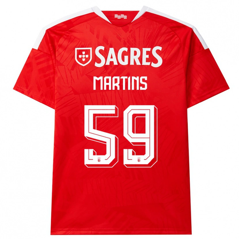 Danxen Dames Leandro Martins #59 Rood Wit Geel Thuisshirt Thuistenue 2026/27 T-Shirt