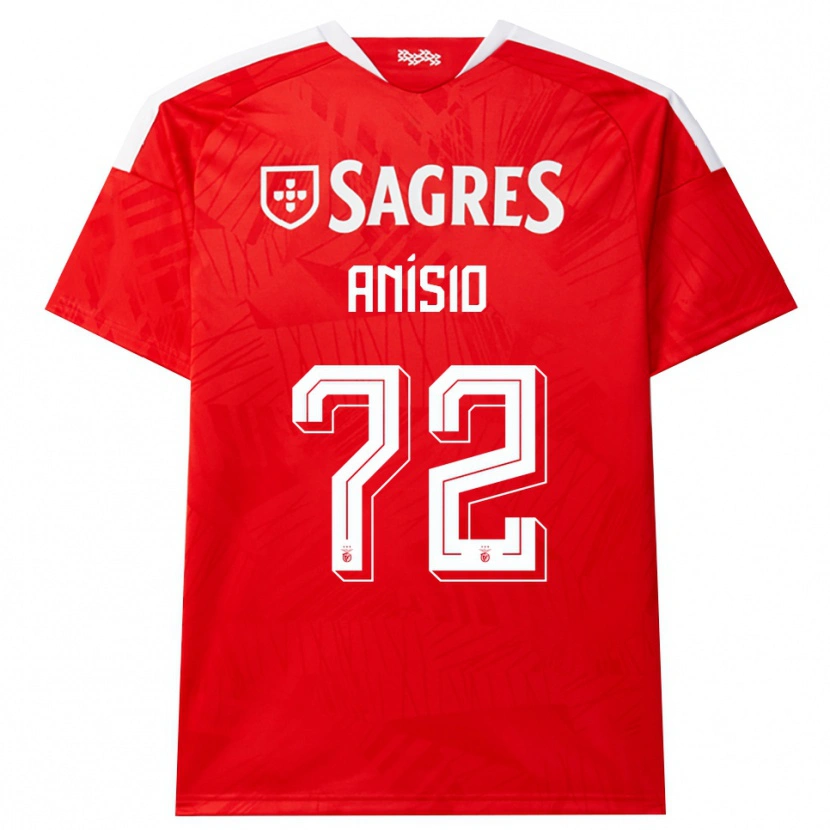 Danxen Dames Anísio Cabral #72 Rood Wit Geel Thuisshirt Thuistenue 2026/27 T-Shirt