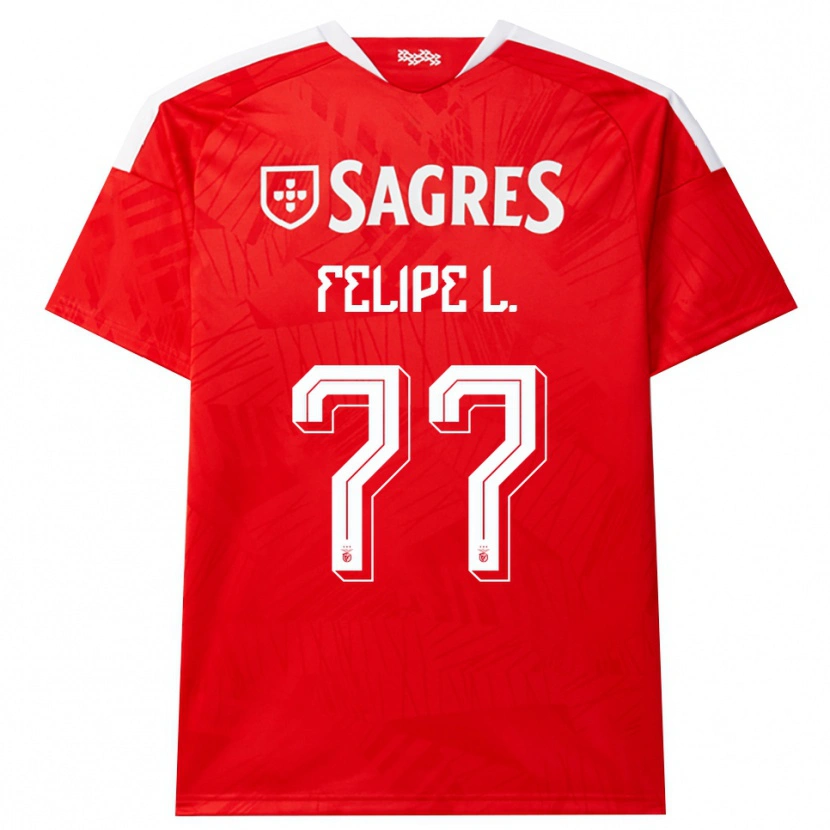 Danxen Dames Felipe Lima #77 Rood Wit Geel Thuisshirt Thuistenue 2026/27 T-Shirt