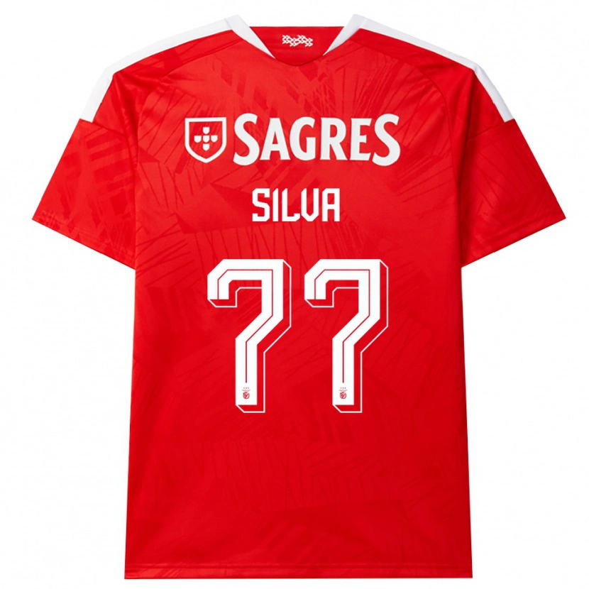 Danxen Dames Jessica Silva #77 Rood Wit Geel Thuisshirt Thuistenue 2026/27 T-Shirt