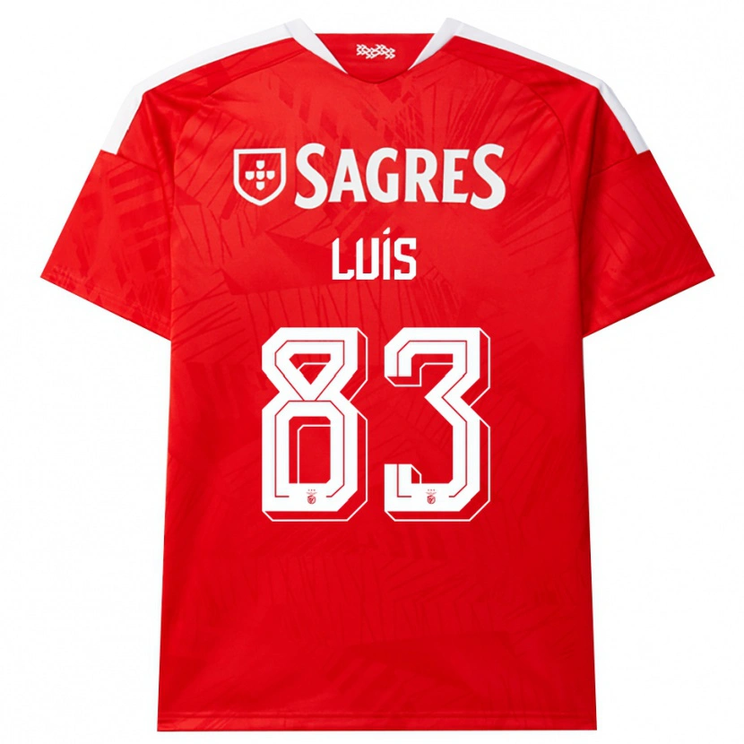 Danxen Dames Rafael Luís #83 Rood Wit Geel Thuisshirt Thuistenue 2026/27 T-Shirt