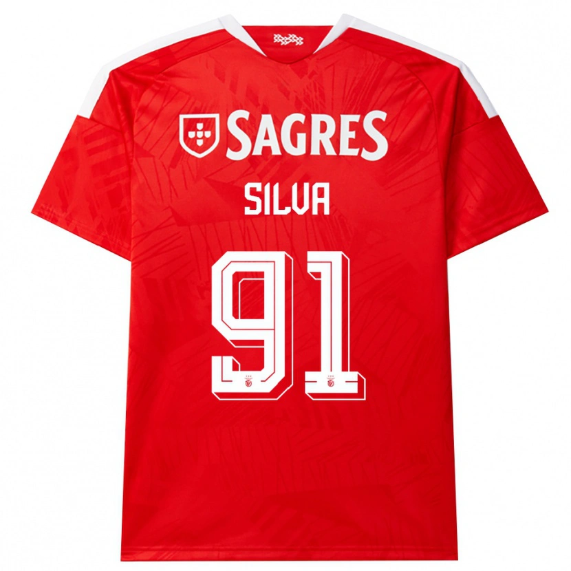 Danxen Dames Francisco Silva #91 Rood Wit Geel Thuisshirt Thuistenue 2026/27 T-Shirt