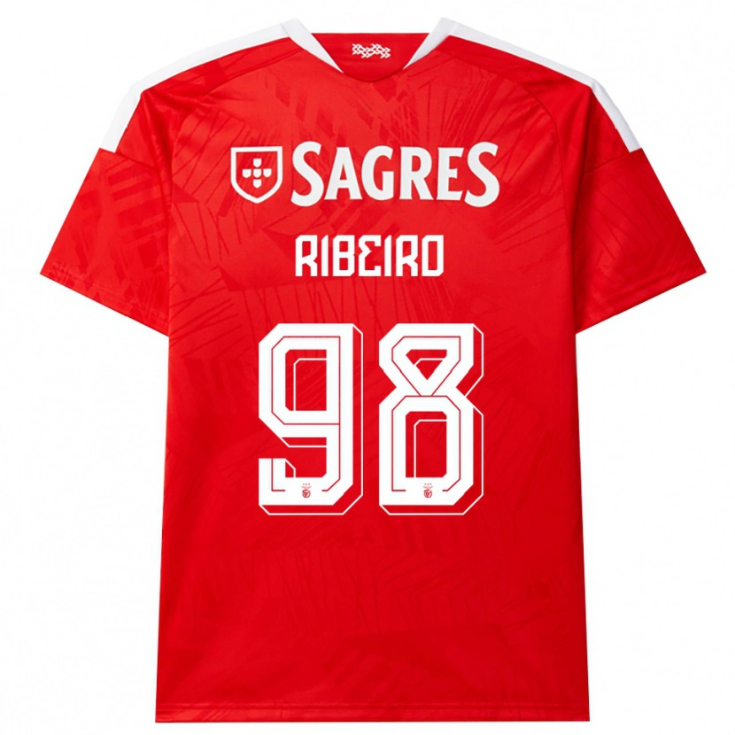 Danxen Dames Ricardo Ribeiro #98 Rood Wit Geel Thuisshirt Thuistenue 2026/27 T-Shirt