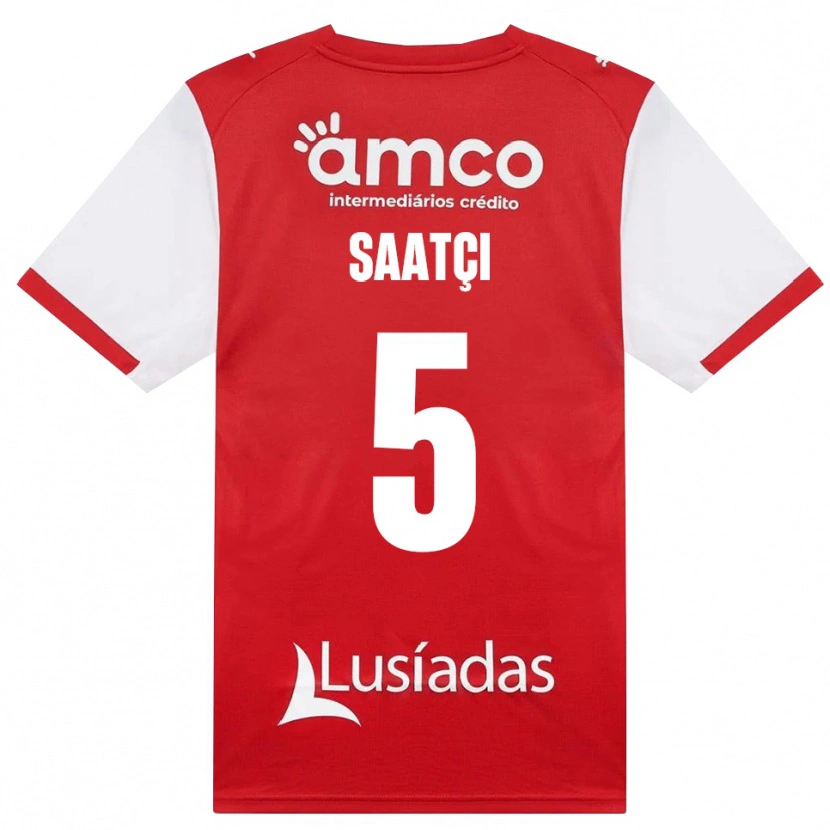 Danxen Dames Serdar Saatçı #5 Wit Rood Zwart Thuisshirt Thuistenue 2026/27 T-Shirt