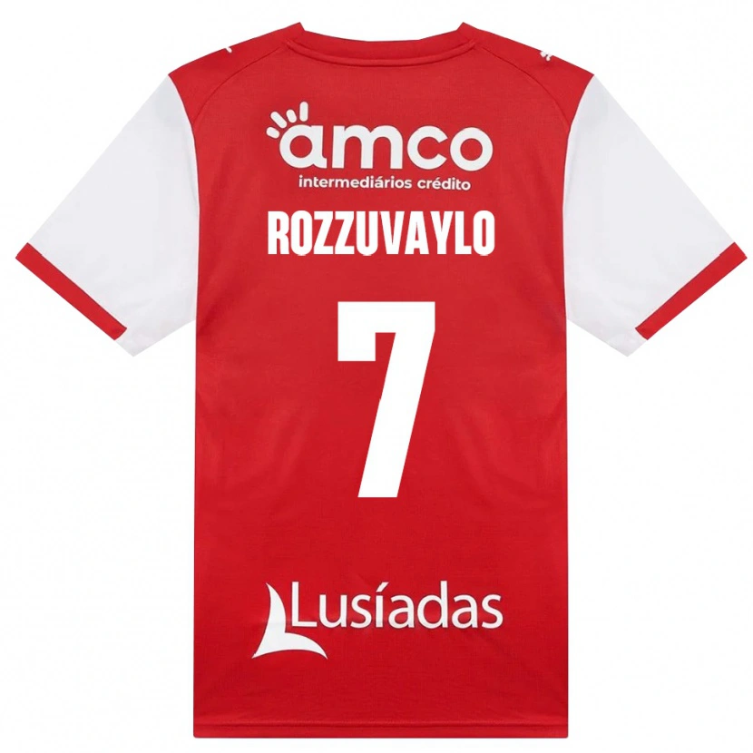Danxen Dames Dani Rozzuvaylo #7 Wit Rood Zwart Thuisshirt Thuistenue 2026/27 T-Shirt