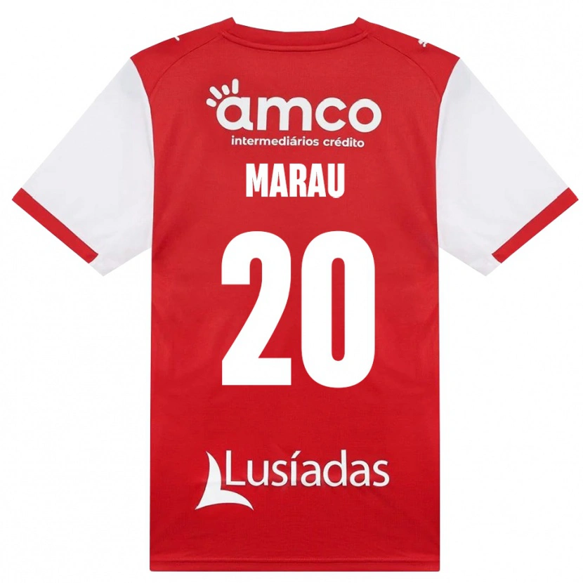Danxen Dames Madalena Marau #20 Wit Rood Zwart Thuisshirt Thuistenue 2026/27 T-Shirt