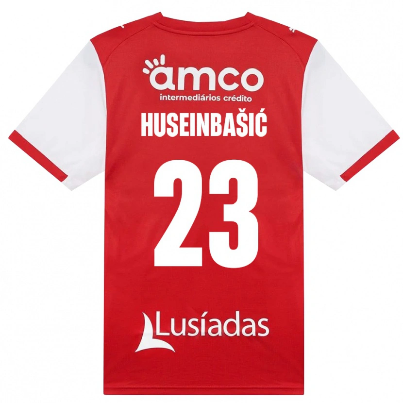 Danxen Dames Denis Huseinbasic #23 Wit Rood Zwart Thuisshirt Thuistenue 2026/27 T-Shirt