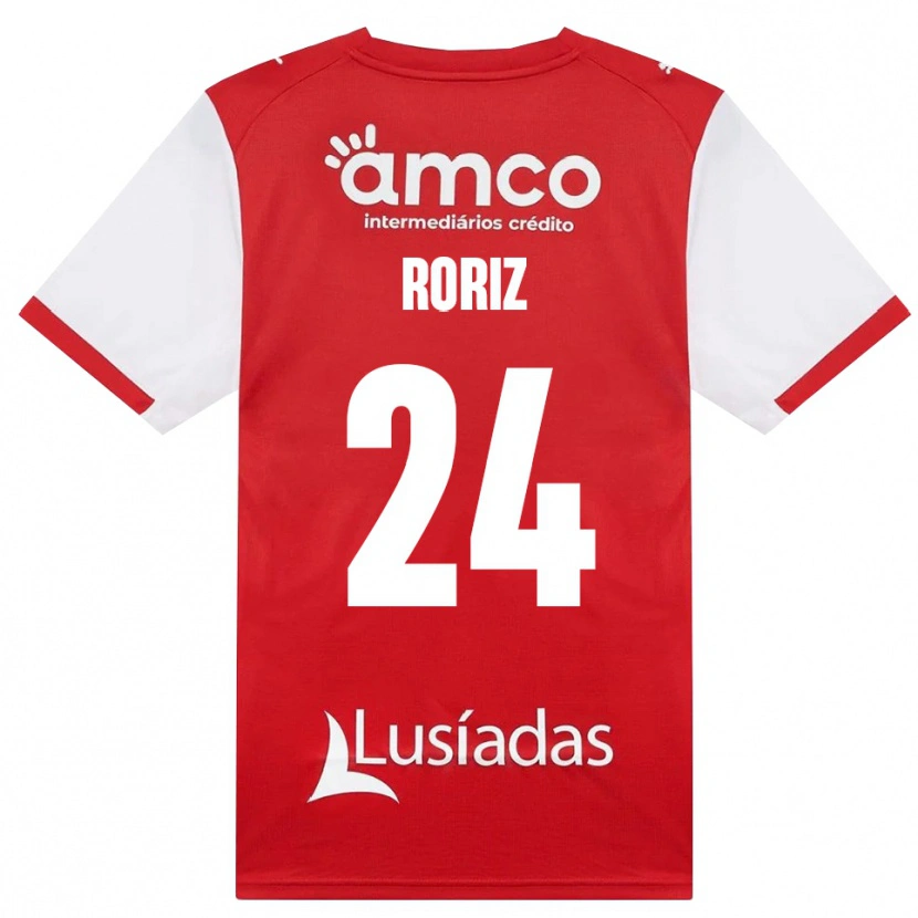 Danxen Dames Martim Roriz #24 Wit Rood Zwart Thuisshirt Thuistenue 2026/27 T-Shirt