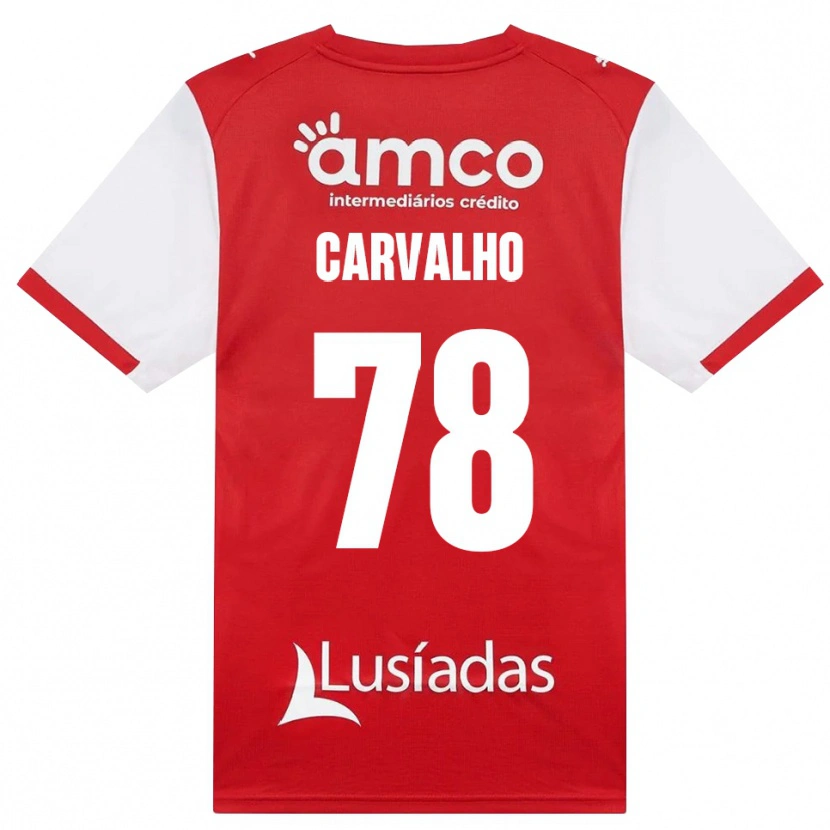 Danxen Dames João Carvalho #78 Wit Rood Zwart Thuisshirt Thuistenue 2026/27 T-Shirt