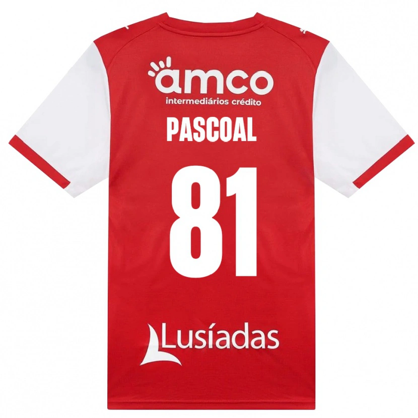 Danxen Dames Fodé Pascoal #81 Wit Rood Zwart Thuisshirt Thuistenue 2026/27 T-Shirt