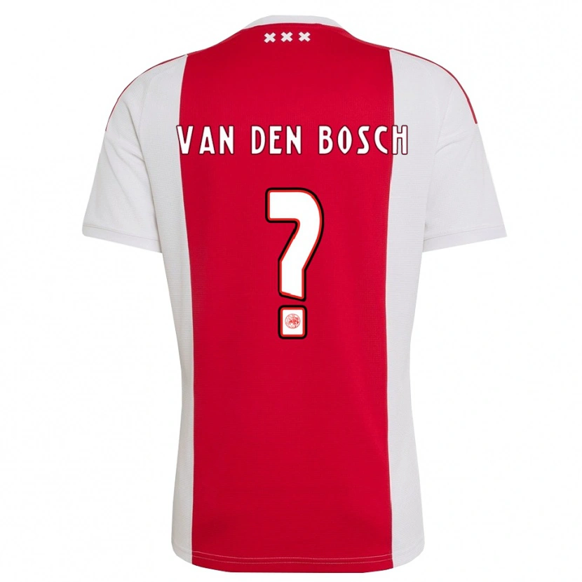 Danxen Dames Frederico Van Den Bosch #0 Rood Wit Geel Thuisshirt Thuistenue 2026/27 T-Shirt