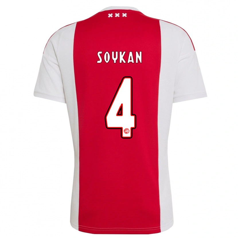 Danxen Dames Aykan Soykan #4 Rood Wit Geel Thuisshirt Thuistenue 2026/27 T-Shirt