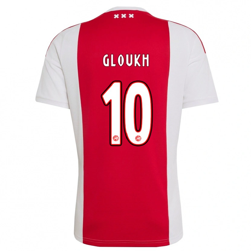 Danxen Dames Oscar Gloukh #10 Rood Wit Geel Thuisshirt Thuistenue 2026/27 T-Shirt