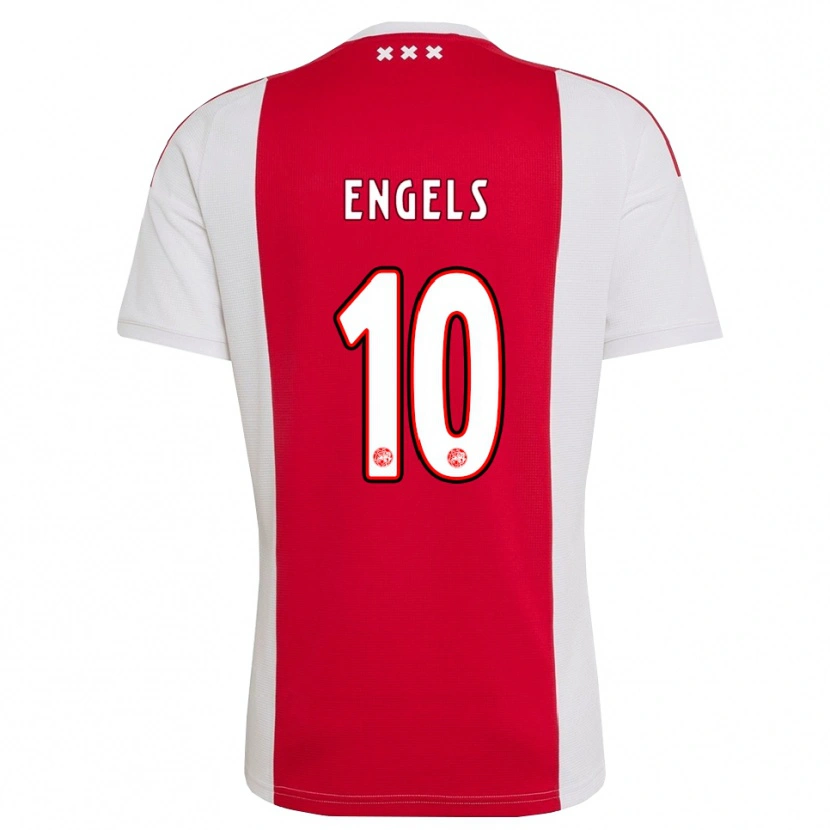 Danxen Dames Chip Engels #10 Rood Wit Geel Thuisshirt Thuistenue 2026/27 T-Shirt