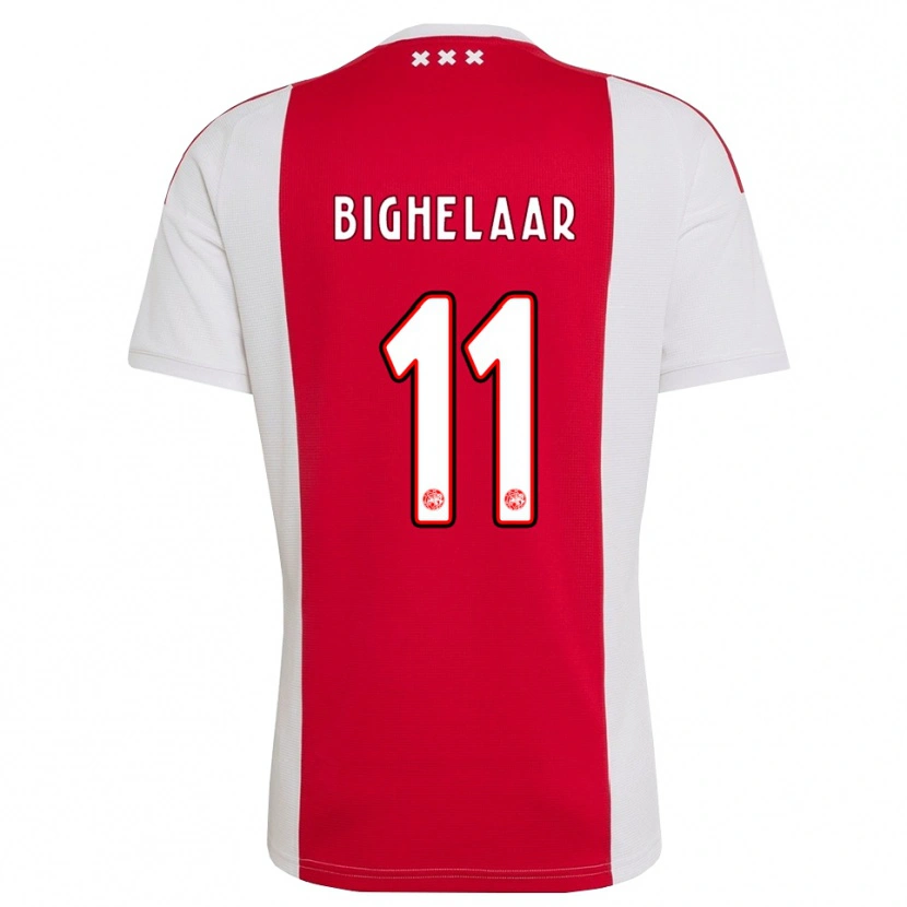 Danxen Dames Marjolijn Van Den Bighelaar #11 Rood Wit Geel Thuisshirt Thuistenue 2026/27 T-Shirt