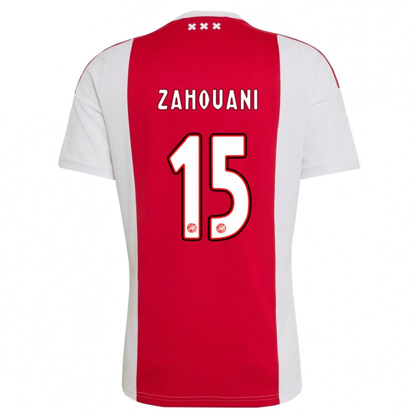 Danxen Dames Fouad Zahouani #15 Rood Wit Geel Thuisshirt Thuistenue 2026/27 T-Shirt