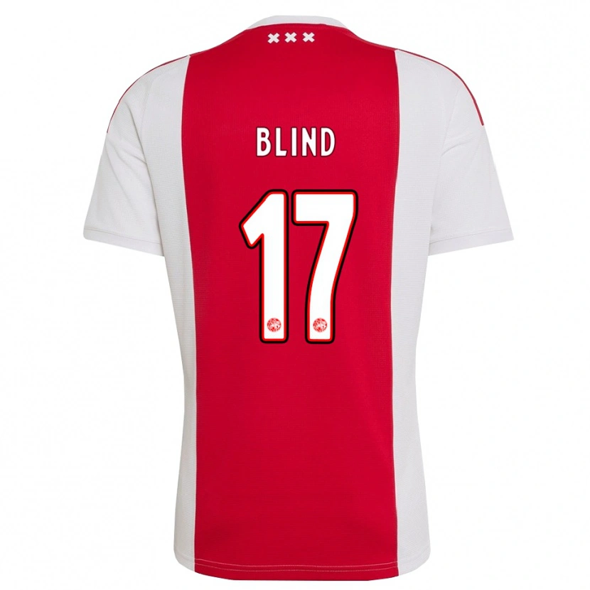 Danxen Dames Daley Blind #17 Rood Wit Geel Thuisshirt Thuistenue 2026/27 T-Shirt