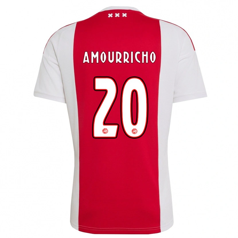 Danxen Dames Amourricho Van Axel Dongen #20 Rood Wit Geel Thuisshirt Thuistenue 2026/27 T-Shirt