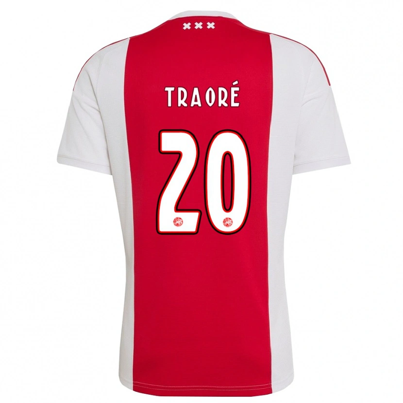 Danxen Dames Bertrand Traore #20 Rood Wit Geel Thuisshirt Thuistenue 2026/27 T-Shirt