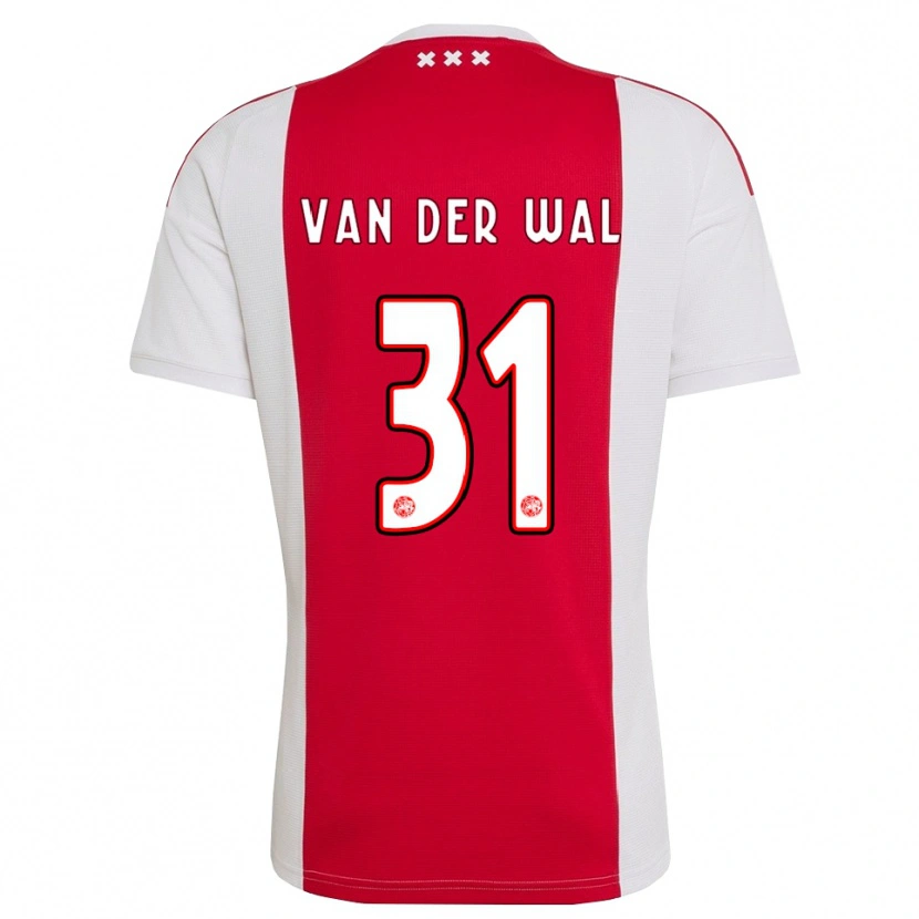 Danxen Dames Dionne Van Der Wal #31 Rood Wit Geel Thuisshirt Thuistenue 2026/27 T-Shirt
