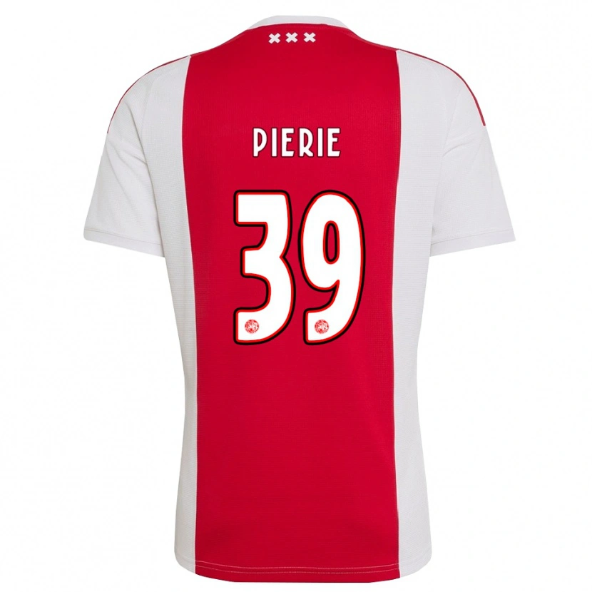 Danxen Dames Kik Pierie #39 Rood Wit Geel Thuisshirt Thuistenue 2026/27 T-Shirt