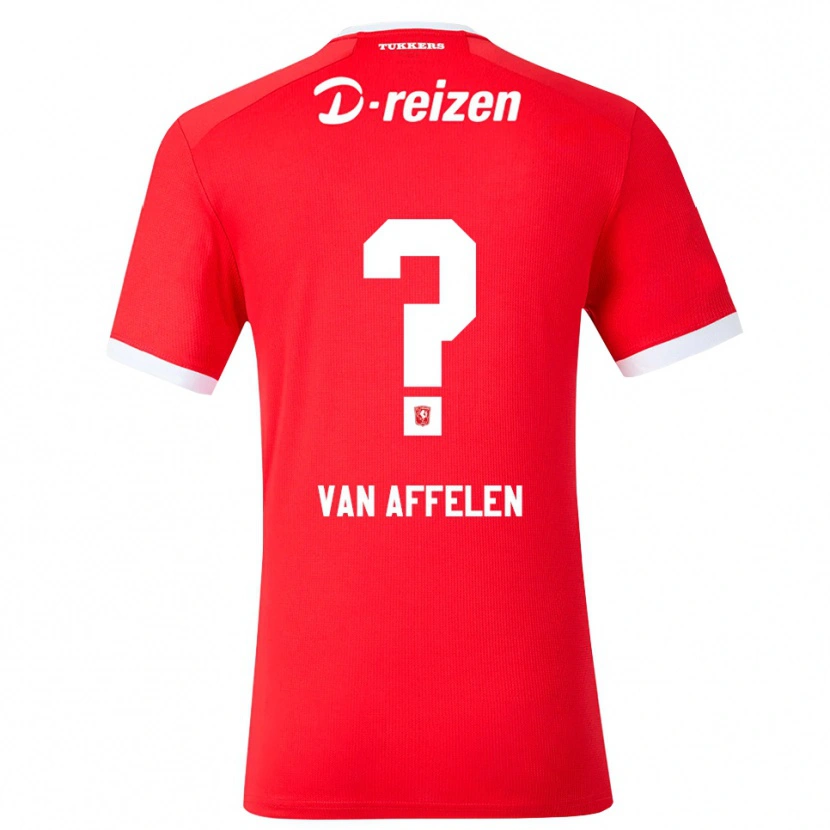 Danxen Dames Pim Van Affelen Van Saemsfoort #0 Rood Wit Thuisshirt Thuistenue 2026/27 T-Shirt