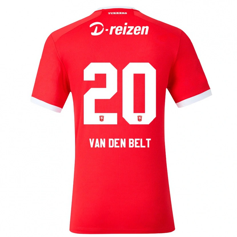 Danxen Dames Thomas Van Den Belt #20 Rood Wit Thuisshirt Thuistenue 2026/27 T-Shirt