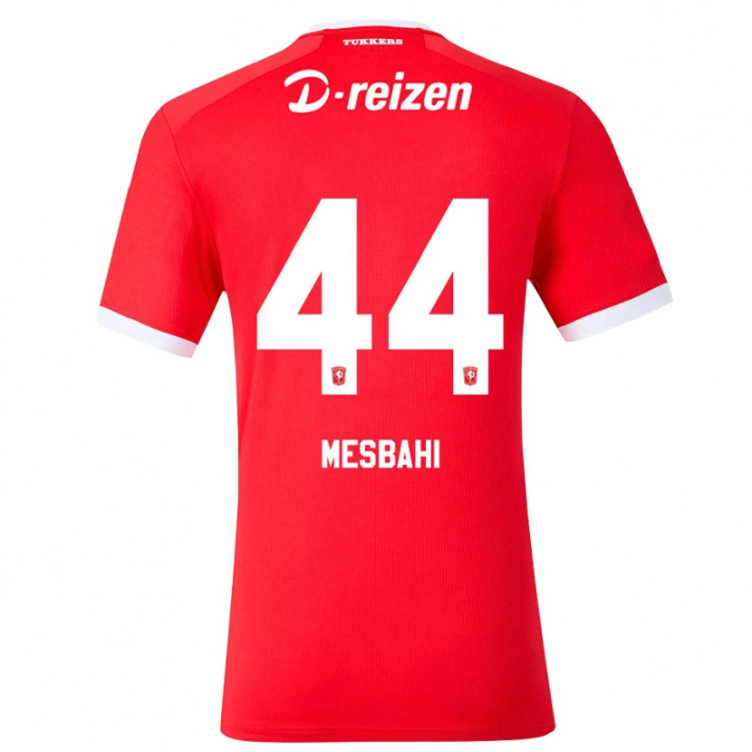 Danxen Dames Juliën Mesbahi #44 Rood Wit Thuisshirt Thuistenue 2026/27 T-Shirt