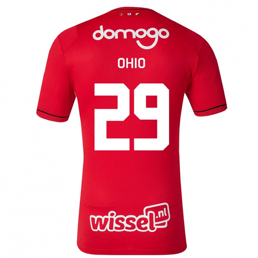 Danxen Dames Noah Ohio #29 Rood Wit Zwart Thuisshirt Thuistenue 2026/27 T-Shirt
