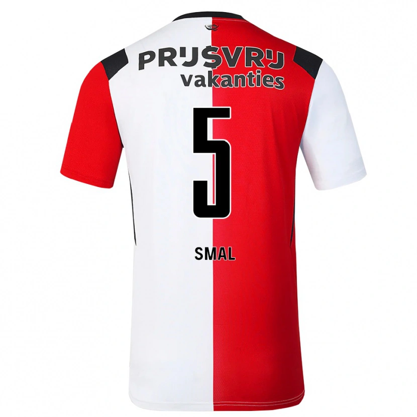 Danxen Dames Gijs Smal #5 Rood Wit Zwart Thuisshirt Thuistenue 2026/27 T-Shirt