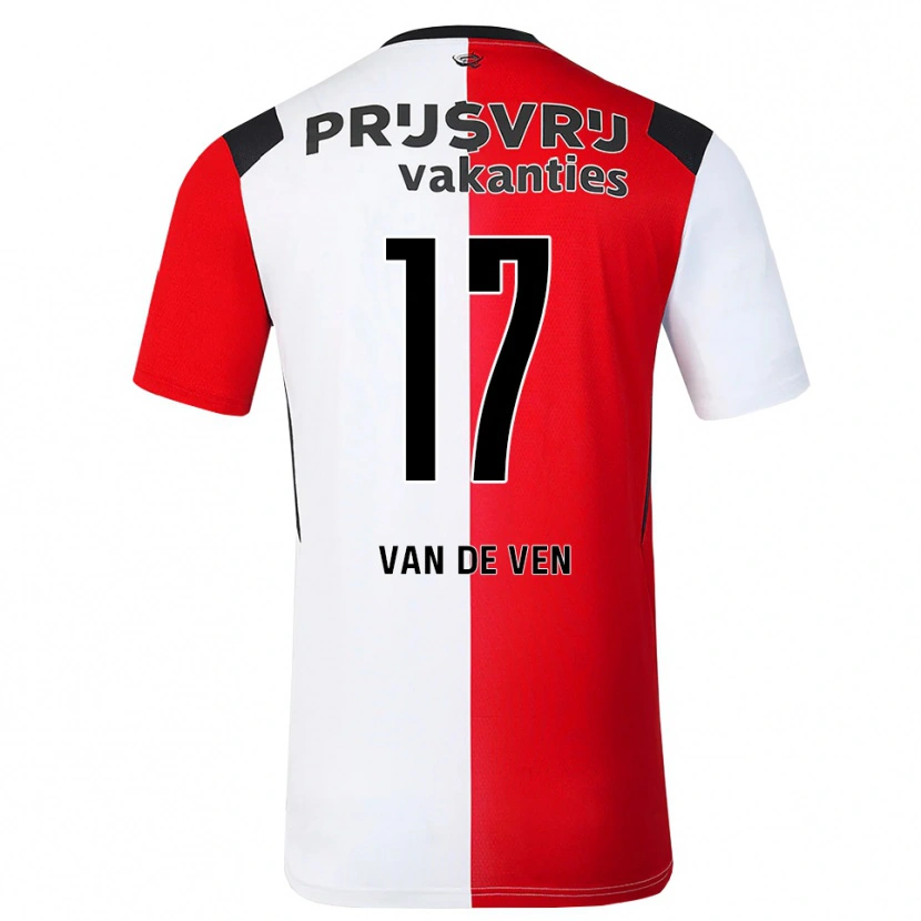 Danxen Dames Zoi Van De Ven #17 Rood Wit Zwart Thuisshirt Thuistenue 2026/27 T-Shirt