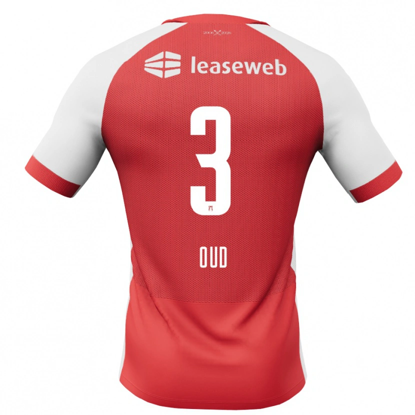 Danxen Dames Joeri Oud #3 Rood Wit Zwart Thuisshirt Thuistenue 2026/27 T-Shirt