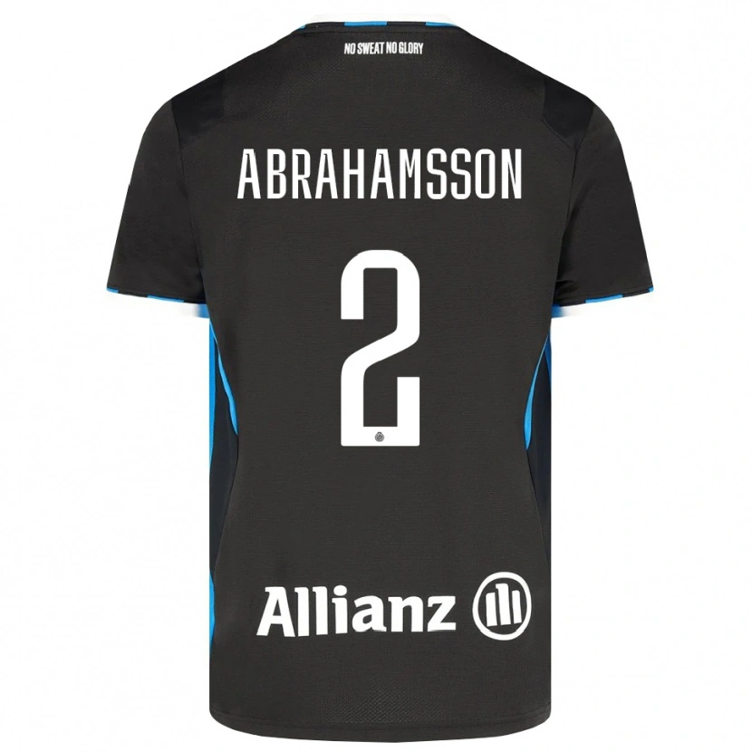 Danxen Dames Sejde Abrahamsson #2 Zwart Rood Blauw Thuisshirt Thuistenue 2026/27 T-Shirt