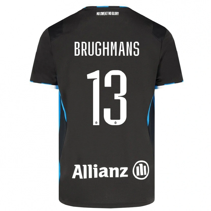 Danxen Dames Beau Brughmans #13 Zwart Rood Blauw Thuisshirt Thuistenue 2026/27 T-Shirt