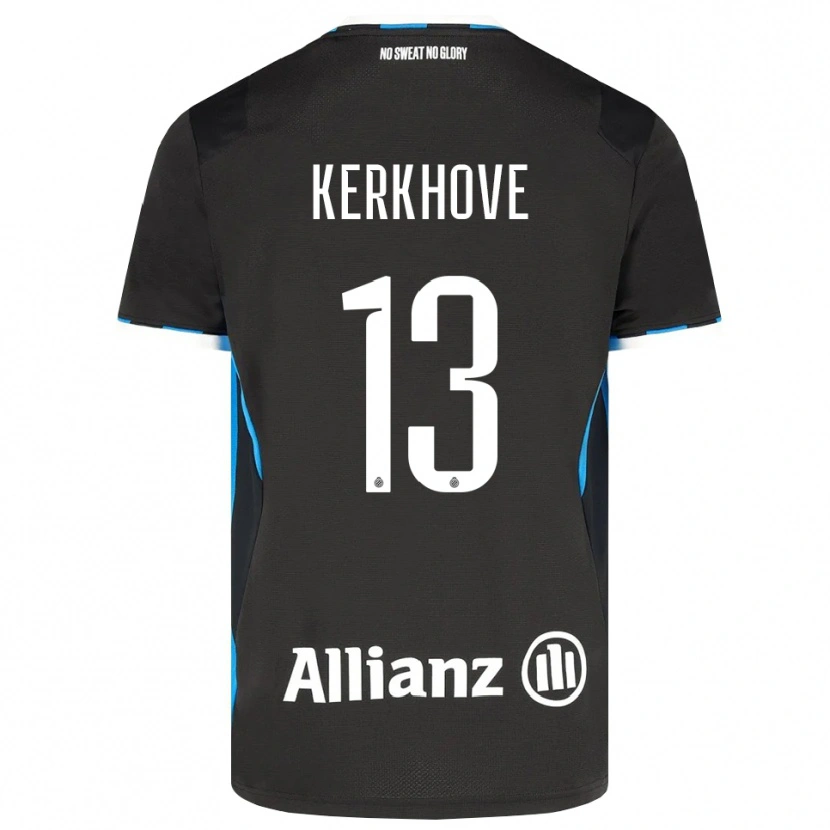 Danxen Dames Angel Kerkhove #13 Zwart Rood Blauw Thuisshirt Thuistenue 2026/27 T-Shirt
