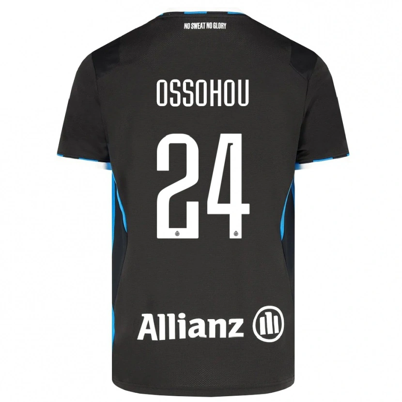 Danxen Dames Clever Ossohou #24 Zwart Rood Blauw Thuisshirt Thuistenue 2026/27 T-Shirt