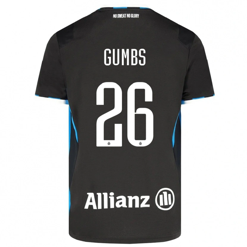 Danxen Dames Aisse Gumbs #26 Zwart Rood Blauw Thuisshirt Thuistenue 2026/27 T-Shirt