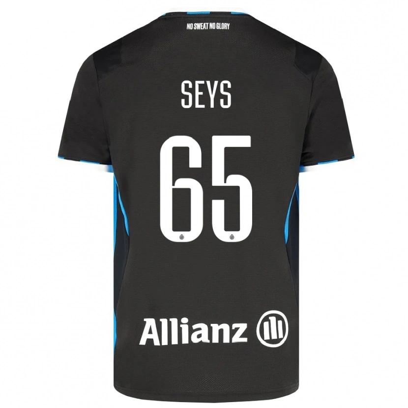 Danxen Dames Joaquin Seys #65 Zwart Rood Blauw Thuisshirt Thuistenue 2026/27 T-Shirt