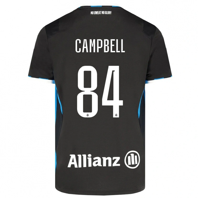 Danxen Dames Shandre Campbell #84 Zwart Rood Blauw Thuisshirt Thuistenue 2026/27 T-Shirt