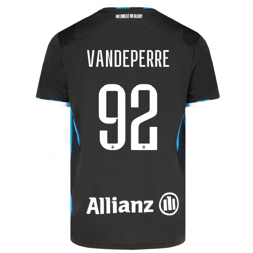 Danxen Dames Alexander Vandeperre #92 Zwart Rood Blauw Thuisshirt Thuistenue 2026/27 T-Shirt