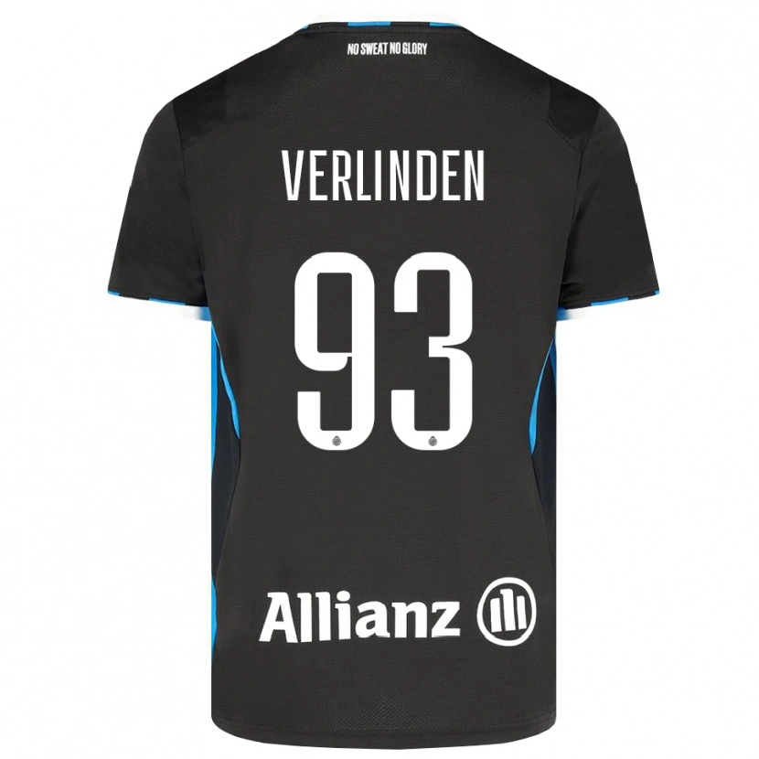 Danxen Dames Wout Verlinden #93 Zwart Rood Blauw Thuisshirt Thuistenue 2026/27 T-Shirt