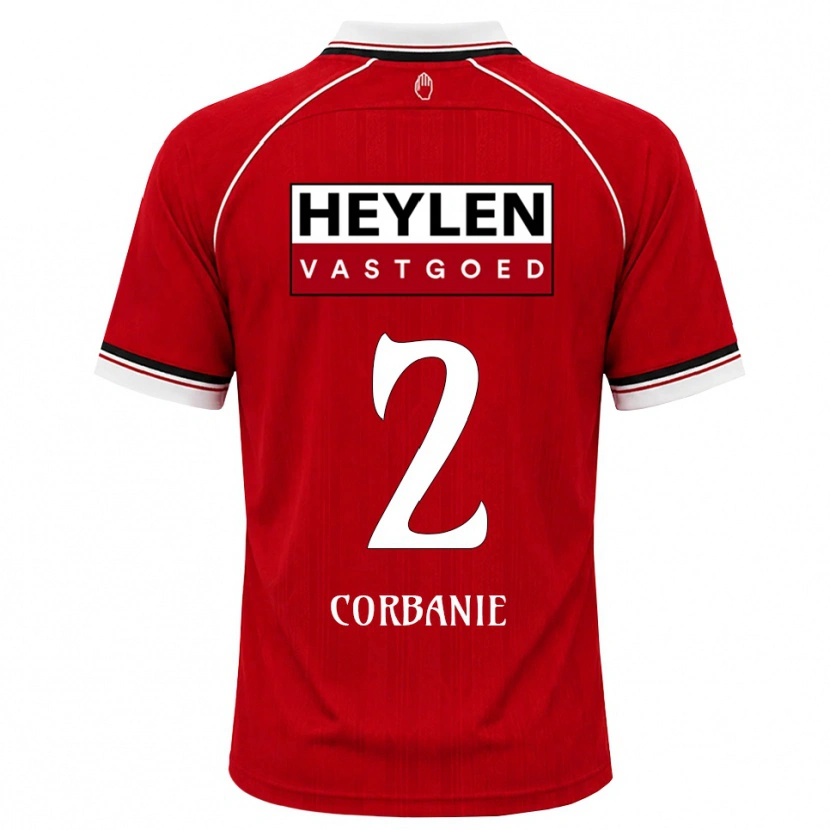 Danxen Dames Kobe Corbanie #2 Rood Wit Zwart Thuisshirt Thuistenue 2026/27 T-Shirt