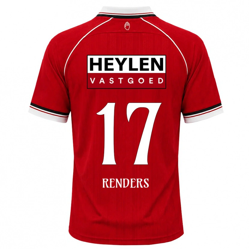Danxen Dames Semm Renders #17 Rood Wit Zwart Thuisshirt Thuistenue 2026/27 T-Shirt