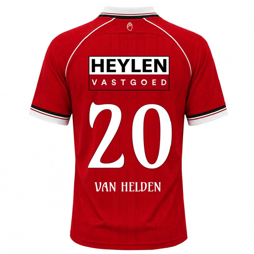 Danxen Dames Rein Van Helden #20 Rood Wit Zwart Thuisshirt Thuistenue 2026/27 T-Shirt